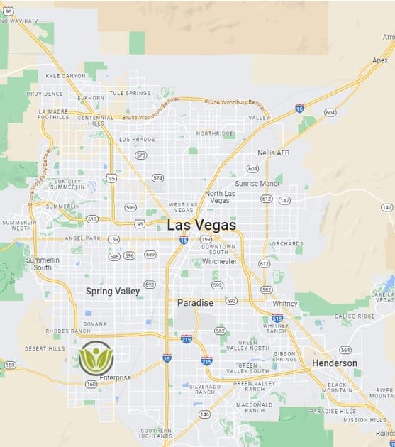   las vegas map