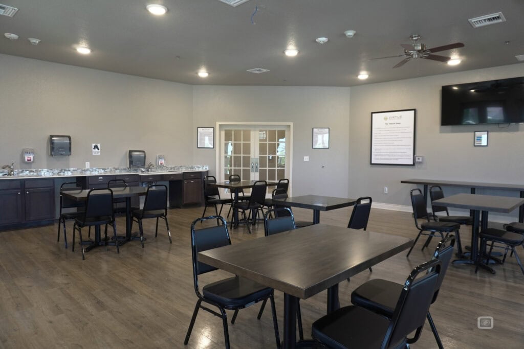  Virtue Recovery Killeen Addiction Treatment Center Dining Area