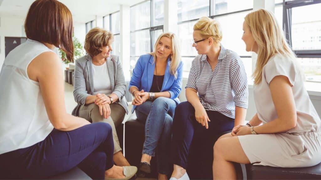  Womens Group Therapy for addiction treatment at virtue recovery center