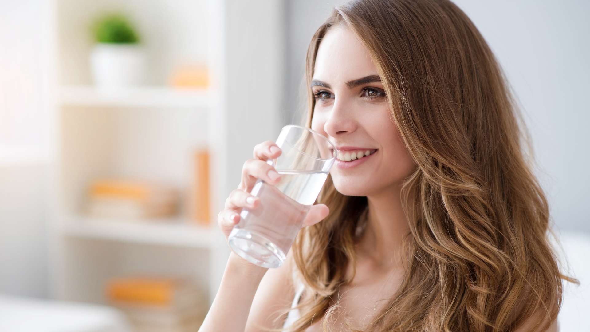  Laxative Abuse Treatment Woman Drinking Water